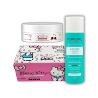 Pack Facial Loción Portugal más Exfoliante Aclara-T y Pañuelos Desechables